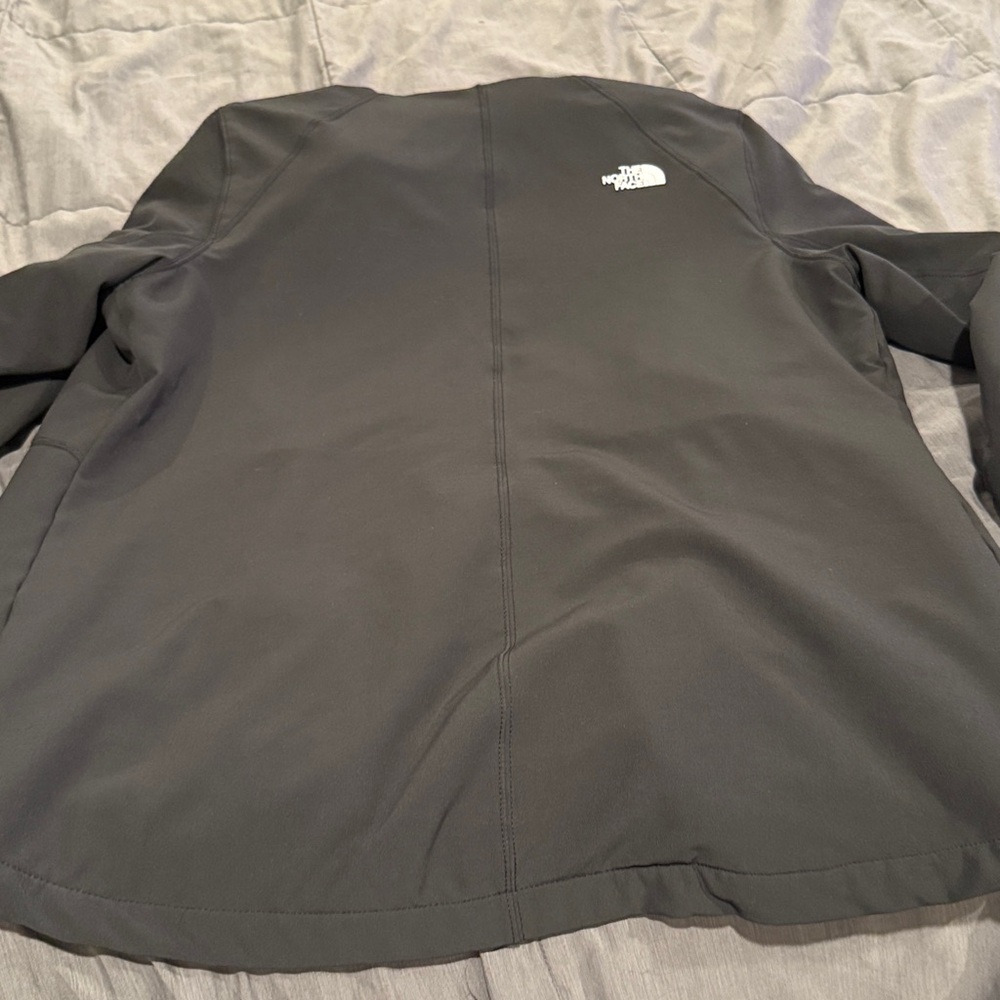 Ladies The North Face Gray Hooded Jacket - Picture 6 of 6